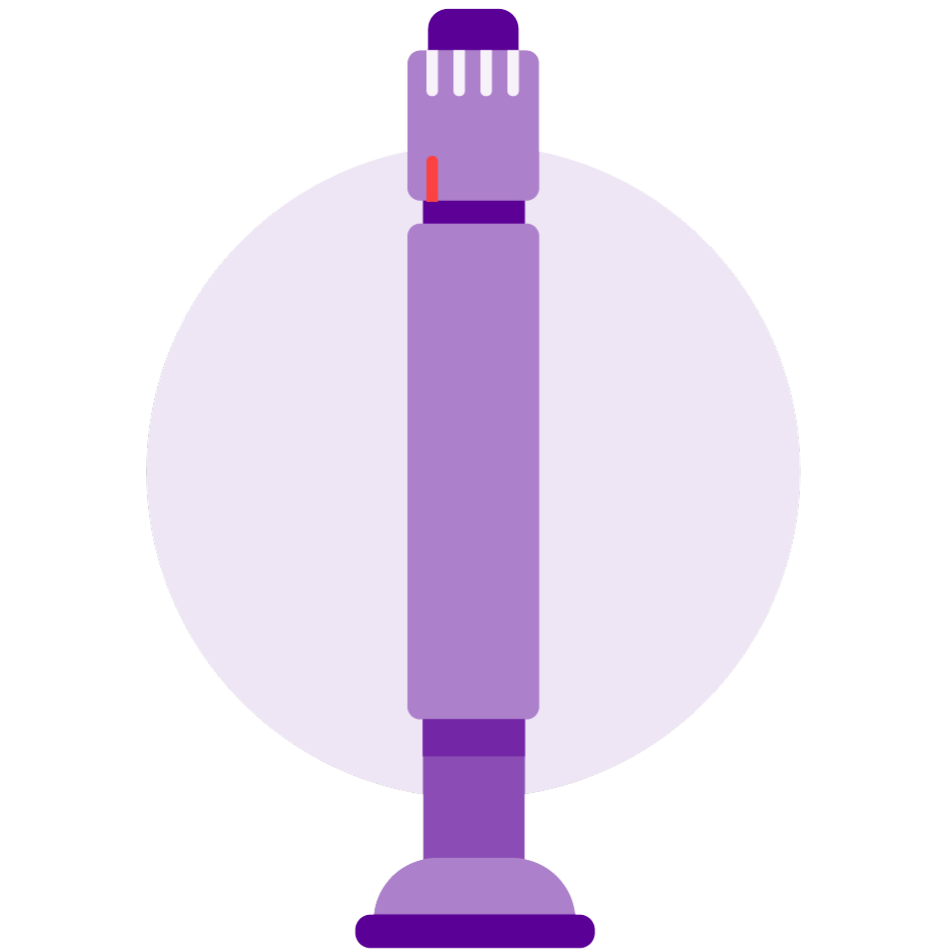 Injectable pen icon