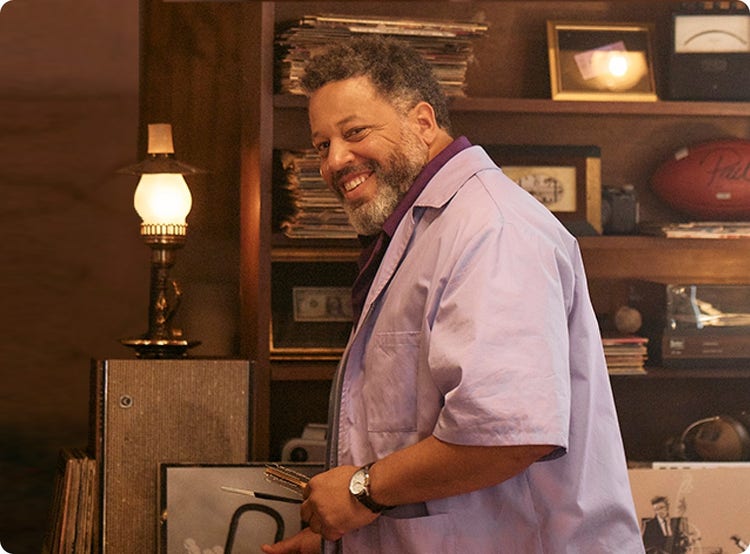 Man with smile on his face