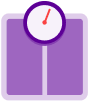 Weight scale icon